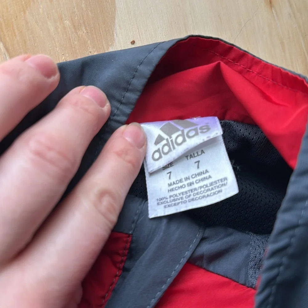 Set of 2 Adidas jackets size 7 windbreaker light coat bundle - Picture 4 of 6